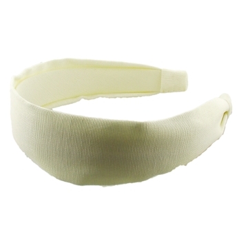 L. Erickson USA - 1 1/2inch Grosgrain Scarf Headband - Cream