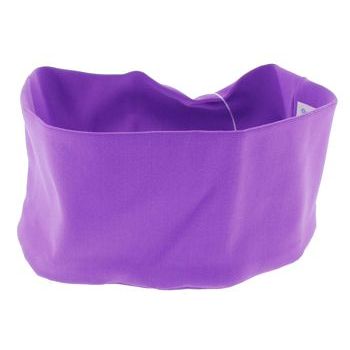 L. Erickson USA - French Lycra Wide Bandeau Headband - Purple