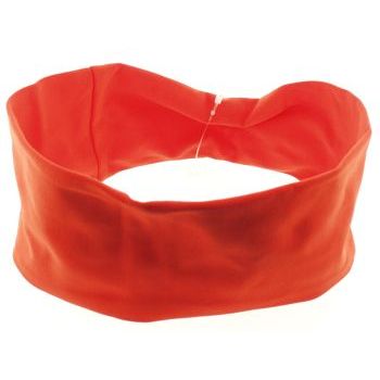 L. Erickson USA - French Lycra Wide Bandeau Headband - Orange