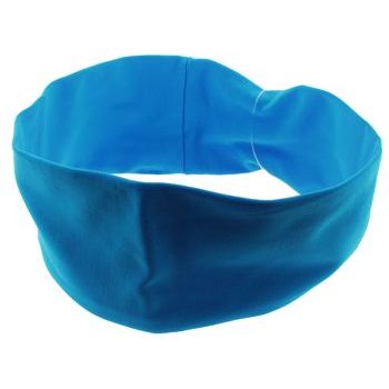 L. Erickson USA - French Lycra Wide Bandeau Headband - Turquoise