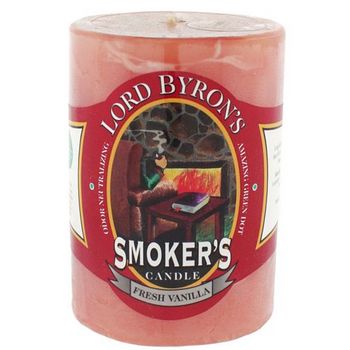 Crystal Candles - Lord Byron's Smoker's Candle - Fresh Vanilla