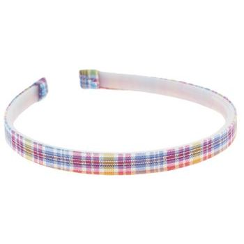 HB HairJewels - Lucy Collection - Classic Plaid Headband - Sun Rise