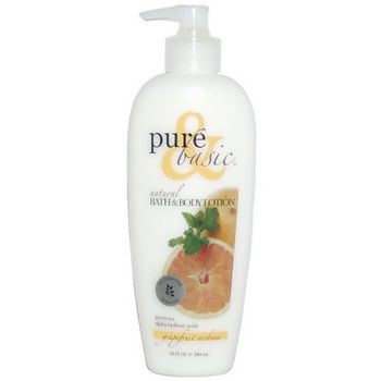 Pure & Basic - Bath & Body Lotion - Grapefruit Verbena - 12 oz