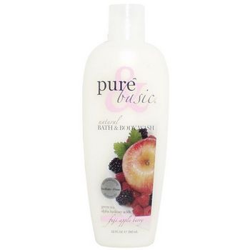 Pure & Basic - Bath & Body Wash - Fuji Apple Berry - 12 oz