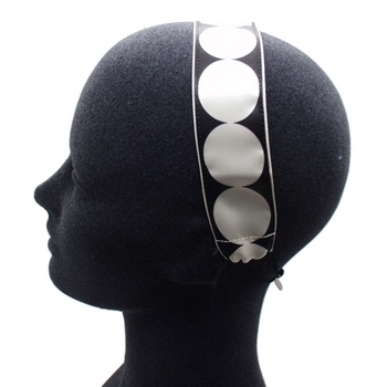Rachel Weissman - Soft Headband - Large Dots - Cream & Chocolate (1)
