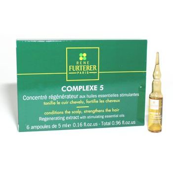 Rene Furterer - Complexe 5 Regenerating Extract with stimulating essential oils - 6 vials