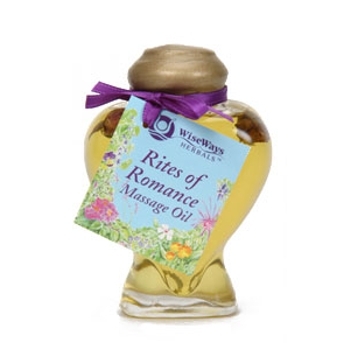 Wise Ways Herbals - Rites of Romance Oil - 7 oz Heart Shaped Bottle