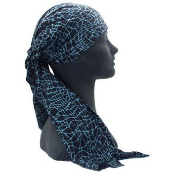 Susan Daniels - Scarf Headband - Deep Blue Python (1)