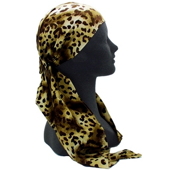 Susan Daniels - Scarf Headband - Golden Leopard (1)