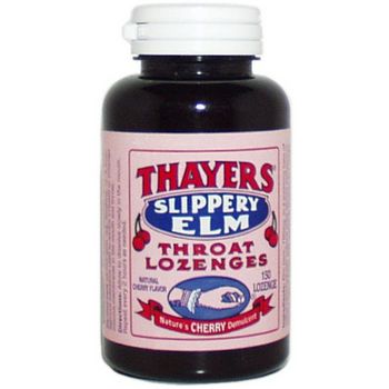 Thayers - Slippery Elm Throat Lozenges - Wild Cherry - 150 Ct
