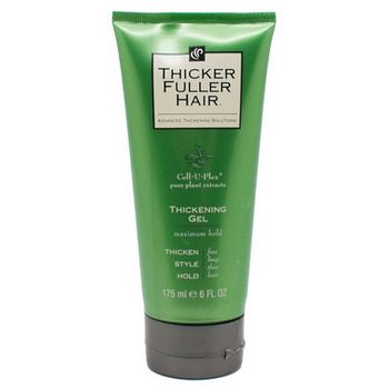Thicker Fuller Hair - Thickening Gel - Maximum Hold - 6 fl oz (175ml)