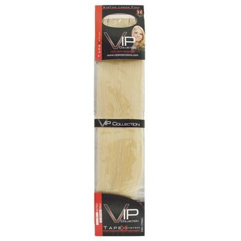 Unique VIP Collection - Tapex - Remy Human Hair Extensions - Full Set (4 Sheets) - Blonde (Color: 24)