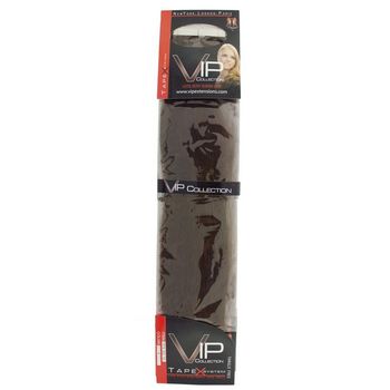 Unique VIP Collection - Tapex - Remy Human Hair Extensions - Full Set (4 Sheets) - Medium Brown (Color: 4)