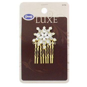 Goody - Luxe - Starburst Side Comb - Gold (1)