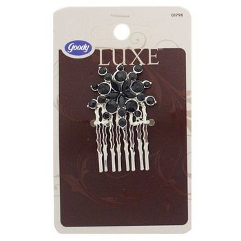 Goody - Luxe - Starburst Side Comb - Jet (1)