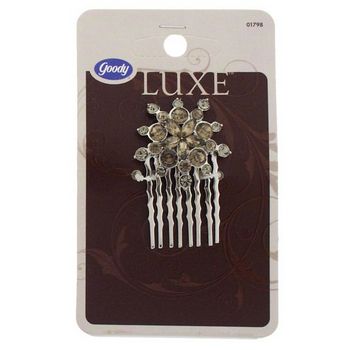 Goody - Luxe - Starburst Side Comb - Smokey Topaz (1)