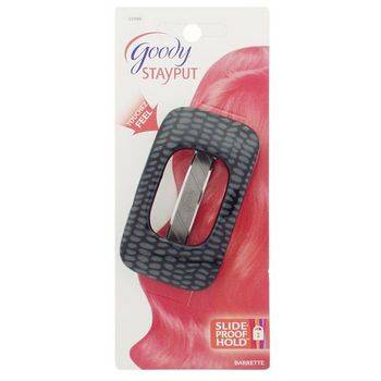 Goody - StayPut Animal Print Barrette - Charcoal (1)