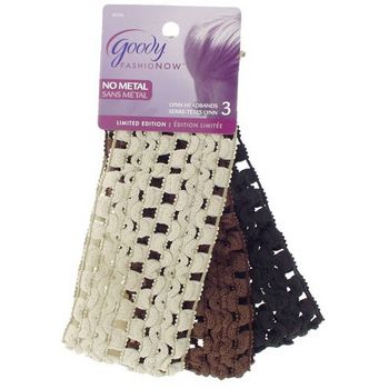 Goody - Fashion Now Limited Edition - Lynn Headbands - Beige, Brown & Black (Set of 3)