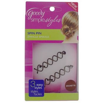 Goody - Simple Styles - Spin Pin - Brunette (1)