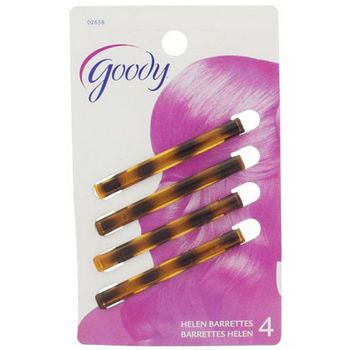 Goody - Helen Slide Barrettes - Tort (Set of 4)