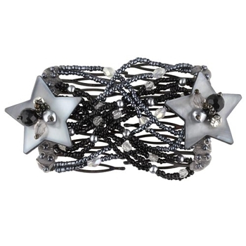 Evita Peroni - Charmaine Double Comb - Pearl Grey