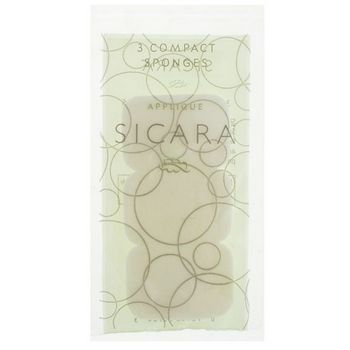 HairBoutique Beauty Bargains - Sicara - Compact Sponges - 3 count