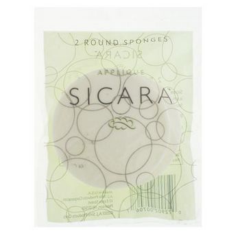 HairBoutique Beauty Bargains - Sicara - Round Sponges - 2 count