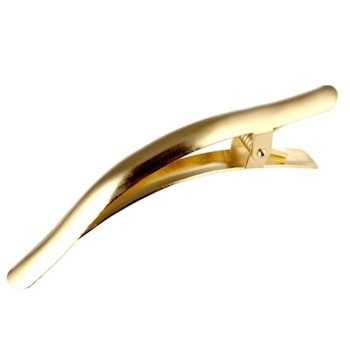 Evita Peroni - Pearl Pelican Clip - Gold (1)