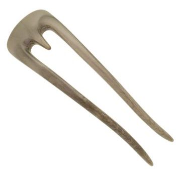 Colette Malouf - inchMinch Resin Hairpin - Metallic Taupe (1)