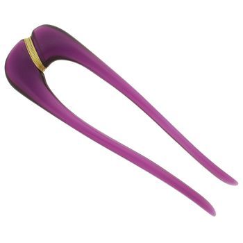 Colette Malouf - Roman Goddess Hairpin - Eggplant (1)