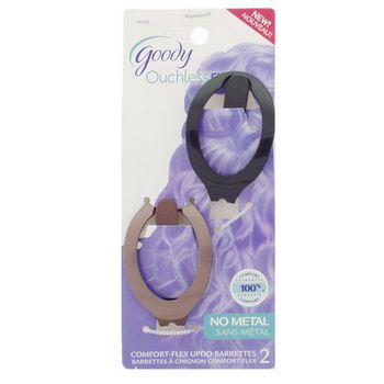 Goody - Ouchless Flex Small Updo Barrette - Black & Bronze (Set of 2)