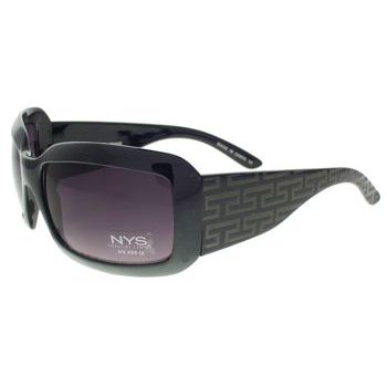 NYS Sunglasses - Elite UV Collection - Versace Inspired Classic Black Sunglasses