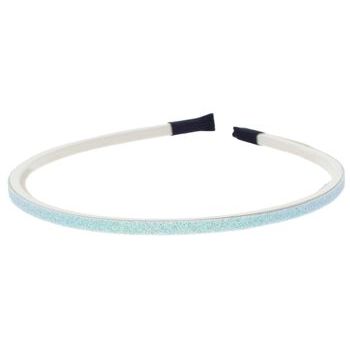 HB HairJewels - Lucy Collection - Skinny Glitter Headband - Light Blue