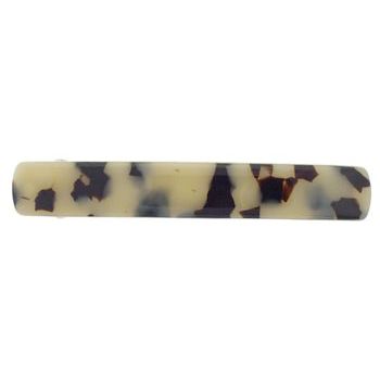 Charles Wahba - Small Rec Barrette - Beige Spotted (1)