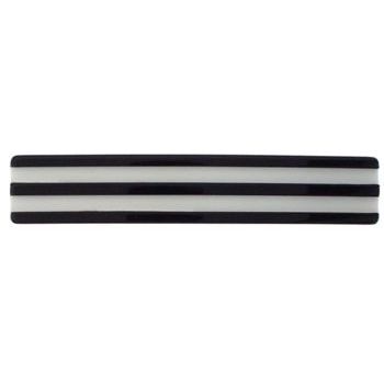 Caravan - Black w/White Barrette - (1)