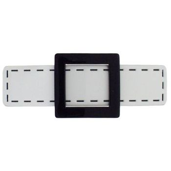 Caravan - Buckle Barrette - White (1)