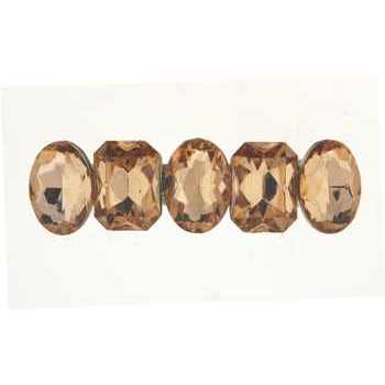 Medusa's Heirlooms - Colossal Gem Cluster Barrette - Light Golden Topaz (1)