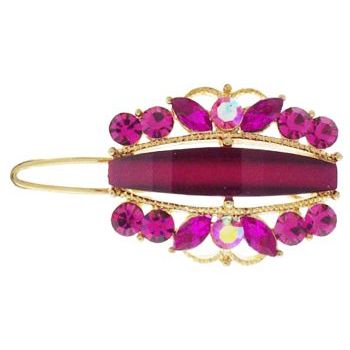 Medusa's Heirlooms - Majestic Enamel Glass Clip - Rose (1)