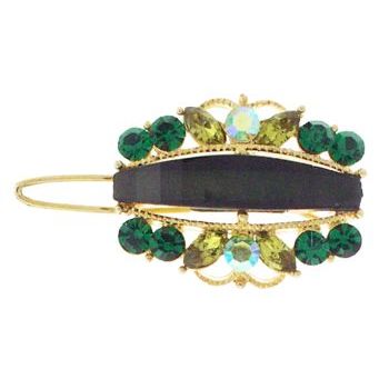 Medusa's Heirlooms - Majestic Enamel Glass Clip - Emerald (1)