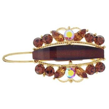 Medusa's Heirlooms - Majestic Enamel Glass Clip - Topaz (1)