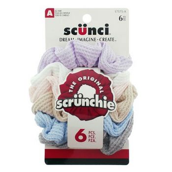 Scunci - Scrunchies - 6 Pk - Assorted Light Colors