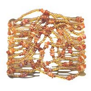 Evita Peroni - Beatrice - Venetian Gold - Connected Beaded Combs