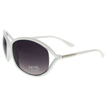 NYS Sunglasses - Elite UV Collection - Tom Ford Inspired White Cut Out Sunglasses