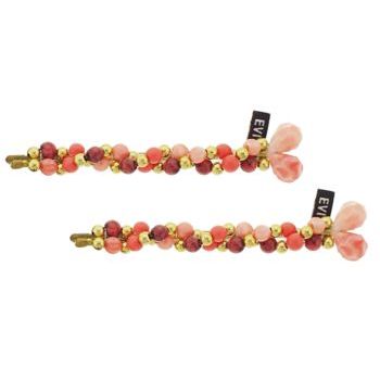 Evita Peroni - Beth Bobby Pins - Coral Rose (2)