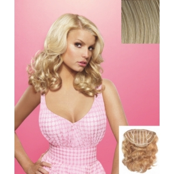 HairDo -  18inch Wavy Vibralite Synthetic Extensions (Color: R14/88H Golden Wheat)