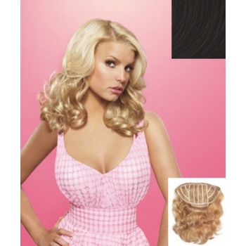 HairDo -  18inch Wavy Vibralite Synthetic Extensions (Color: R6 Dark Chocolate)