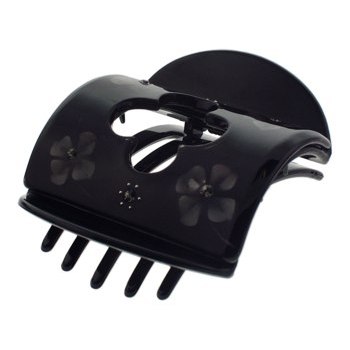Karen Marie - Oriental Flat Claw - 4 Smoke Flower Cutout  (1)