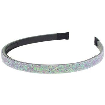 HB HairJewels - Lucy Collection - Small Glitter Headband - Lavender Glitter - 3/8