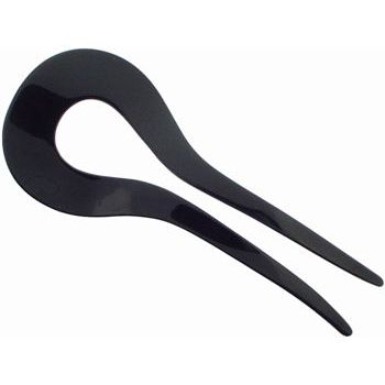 France Luxe - Teardrop Chignon Fork - Black