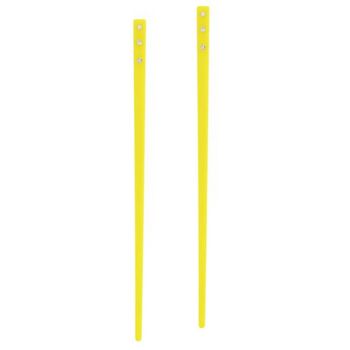 HB HairJewels - Lucy Collection - Crystal Encrusted Hairsticks - Lemon (Set of 2)